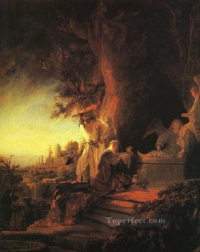  pear Art - The Risen Christ Appearing to Mary Magdalen Rembrandt